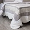 Maisons Du Monde Couvre-lits Boutis En Coton Motifs à Rayures 240x260 -Couvre-lits Soldes 2022 boutis en coton motifs a rayures 240x260 1000 4 38 131771 1