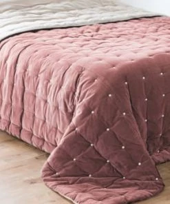 Maisons Du Monde Couvre-lits Boutis Réversible En Velours De Coton Bleu Indigo Et écru 240x260 13 Maisons Du Monde Couvre-lits Boutis Réversible En Velours De Coton Bleu Indigo Et écru 240x260 -Couvre-lits Soldes 2022 boutis reversible en velours coton vieux rose 240x260 calio 1000 15 35 210611 5