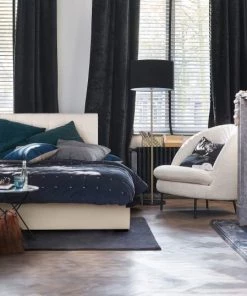 Maisons Du Monde Couvre-lits Boutis Réversible En Velours De Coton Gris Et écru 240x260 -Couvre-lits Soldes 2022 boutis reversible en velours de coton gris et ecru 240x260 1000 8 22 222980 4