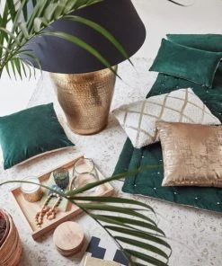 Maisons Du Monde Couvre-lits Boutis Réversible En Velours De Coton Vert émeraude 240x260 -Couvre-lits Soldes 2022 boutis reversible en velours de coton vert emeraude 240x260 1000 16 36 210612 8