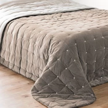 Maisons Du Monde Couvre-lits Boutis Réversible En Velours De Coton Bleu Indigo Et écru 240x260 7 Maisons Du Monde Couvre-lits Boutis Réversible En Velours De Coton Bleu Indigo Et écru 240x260 – Image 5