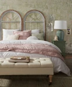 Maisons Du Monde Couvre-lits Boutis Vieux Rose 220x240 -Couvre-lits Soldes 2022 boutis vieux rose 220x240 1000 4 16 222687 2