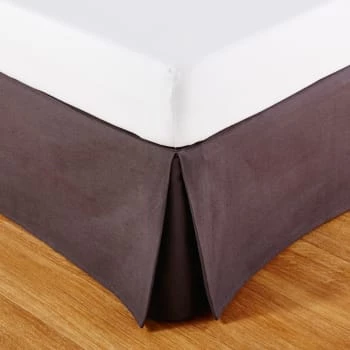 Maisons Du Monde Cache-sommiers Cache-sommier 160x200 En Coton Gris Anthracite 5 Maisons Du Monde Cache-sommiers Cache-sommier 160x200 En Coton Gris Anthracite – Image 4