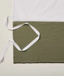 Madura Cache-sommiers Cache Sommier 180x200 Cm Kaki Grisé Et Bourdon Noir En Lin -Couvre-lits Soldes 2022 cache sommier 180x200 cm kaki grise et bourdon noir en lin 2