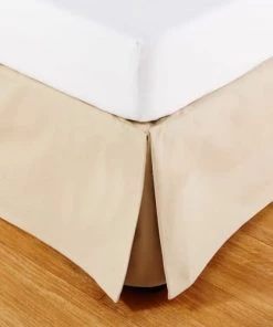 Maisons Du Monde Cache-sommiers Cache-sommier 180X200 En Coton Beige