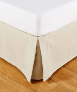 Maisons Du Monde Cache-sommiers Cache-sommier 90x190 En Coton Et Lin Beiges -Couvre-lits Soldes 2022 cache sommier 90x190 en coton et lin beiges morphee 1000 14 37 177936 1