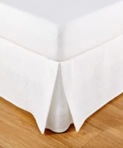 Maisons Du Monde Cache-sommiers Cache-sommier 90x190 En Coton Et Lin Beiges -Couvre-lits Soldes 2022 cache sommier 90x190 en coton et lin blancs morphee 1000 15 38 177937 1