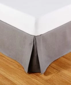 Maisons Du Monde Cache-sommiers Cache-sommier 90x190 En Coton Et Lin Beiges -Couvre-lits Soldes 2022 cache sommier 90x190 en lin gris morphee 1000 0 40 177939 1