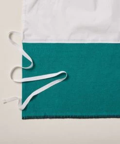 Madura Cache-sommiers Cache Sommier 90x200 Cm Lagon Et Feston Noir En Lin -Couvre-lits Soldes 2022 cache sommier 90x200 cm lagon et feston noir en lin 3