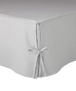 Olivier Desforges Cache-sommiers Cache Sommier Lin Argent 80 X 200 Cm