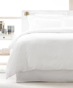 MPC Maison Cache-sommiers Cache Sommier Luxe En Coton Blanc 180x200 Cm -Couvre-lits Soldes 2022 cache sommier luxe en coton blanc 180x200 cm 3