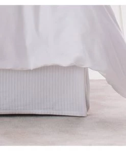 MPC Maison Cache-sommiers Cache Sommier Luxe En Coton Blanc 200x200 Cm -Couvre-lits Soldes 2022 cache sommier luxe en coton blanc 200x200 cm 2