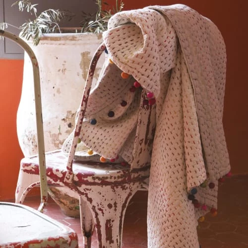 Vivaraise Couvre-lits Courtepointe En Coton Multico 180 X 180 4 Vivaraise Couvre-lits Courtepointe En Coton Multico 180 X 180 – Image 2