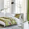 Designers Guild Couvre-lits Courtepointe En Satin De Coton Vert 140x220 -Couvre-lits Soldes 2022 courtepointe en satin de coton vert 140x220 1