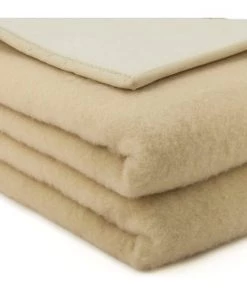 Brun De Vian-Tiran Couvertures Couverture Chaude En Laine Tempéré Beige 240x260 Cm -Couvre-lits Soldes 2022 couverture chaude en laine tempere beige 240x260 cm 2