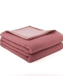 Brun De Vian-Tiran Couvertures Couverture Chaude En Laine Tempéré Rose 220x240 Cm