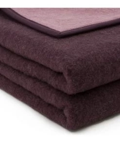 Brun De Vian-Tiran Couvertures Couverture Chaude En Laine Tempéré Violet Foncé 220x240 Cm -Couvre-lits Soldes 2022 couverture chaude en laine tempere violet fonce 220x240 cm 3