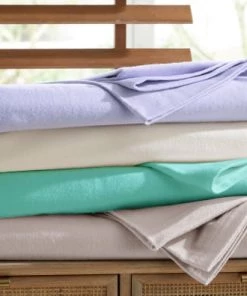 Couvre-lits Soldes 2022 -Couvre-lits Soldes 2022 couverture classique 120x150 beige en coton 1