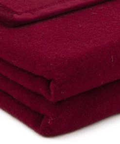Brun De Vian-Tiran Couvertures Couverture Douce Tempérée En Laine Rouge Brique 180x240 Cm -Couvre-lits Soldes 2022 couverture douce temperee en laine rouge brique 180x240 cm 3