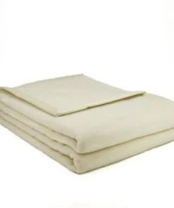 Brun De Vian-Tiran Couvertures Couverture Douce Tempérée En Laine Tempéré Blanc Cassé 240x300 Cm -Couvre-lits Soldes 2022 couverture douce temperee en laine tempere blanc casse 240x300 cm 2