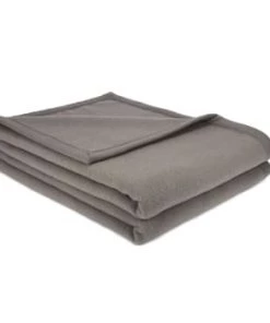 Brun De Vian-Tiran Couvertures Couverture Douce Tempérée En Laine Tempéré Vert Kaki 180x240 Cm -Couvre-lits Soldes 2022 couverture douce temperee en laine tempere gris 180x240 cm