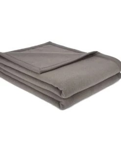 Brun De Vian-Tiran Couvertures Couverture Douce Tempérée En Laine Tempéré Gris 240x260 Cm