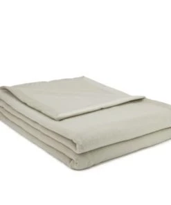 Brun De Vian-Tiran Couvertures Couverture Douce Tempérée En Laine Tempéré Gris Clair 260x280 Cm