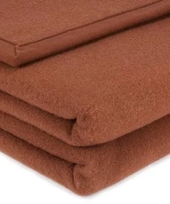 Brun De Vian-Tiran Couvertures Couverture Douce Tempérée En Laine Tempéré Marron 240x260 Cm -Couvre-lits Soldes 2022 couverture douce temperee en laine tempere marron 240x260 cm 1