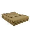 Brun De Vian-Tiran Couvertures Couverture Douce Tempérée En Laine Tempéré Vert Kaki 180x240 Cm -Couvre-lits Soldes 2022 couverture douce temperee en laine tempere vert kaki 180x240 cm