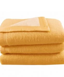 Home Maison Couvertures Couverture En 100% Pure Laine Vierge Laine Mais/champagne 300 X 240