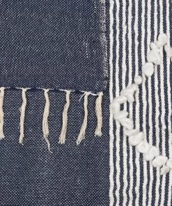 Beliani Couvertures Couverture En Acrylique Bleu 150x130cm -Couvre-lits Soldes 2022 couverture en acrylique bleu 150x130cm 3