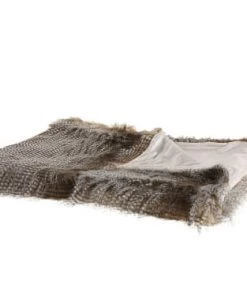 Beliani Couvertures Couverture En Acrylique Marron 200x150cm -Couvre-lits Soldes 2022 couverture en acrylique marron 200x150cm 2