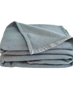 Toison D'Or Couvertures Couverture En Laine Anthracite 300x240