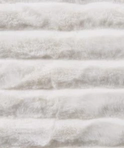 Beliani Couvertures Couverture En Polyester Blanc 200x150cm -Couvre-lits Soldes 2022 couverture en polyester blanc 200x150cm 3