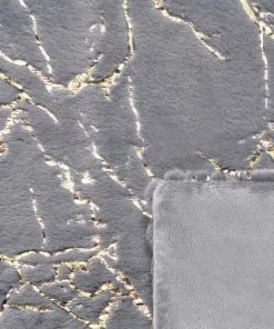 Beliani Couvertures Couverture En Polyester Gris 200x150cm -Couvre-lits Soldes 2022 couverture en polyester gris 200x150cm 23