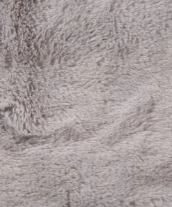 Beliani Couvertures Couverture En Polyester Gris 220x200cm -Couvre-lits Soldes 2022 couverture en polyester gris 220x200cm 4