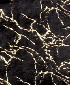 Beliani Couvertures Couverture En Polyester Noir 180x130cm -Couvre-lits Soldes 2022 couverture en polyester noir 180x130cm 4