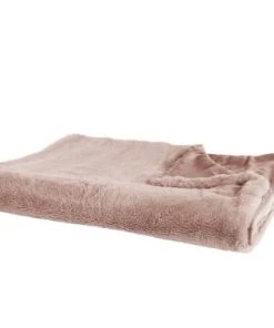 Beliani Couvertures Couverture En Polyester Rose 200x150cm -Couvre-lits Soldes 2022 couverture en polyester rose 200x150cm 2