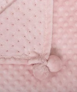 Beliani Couvertures Couverture En Polyester Rose 220x200cm -Couvre-lits Soldes 2022 couverture en polyester rose 220x200cm 2