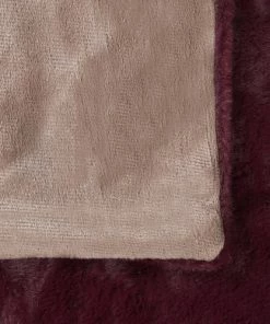 Beliani Couvertures Couverture En Polyester Rouge 200x150cm -Couvre-lits Soldes 2022 couverture en polyester rouge 200x150cm 11