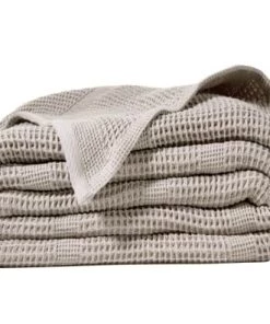 Becquet Couvertures Couverture Légère 230x250 Gris En Coton 300 G/m²