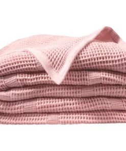 Becquet Couvertures Couverture Légère 230x250 Rose En Coton 300 G/m²