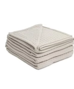 Brun De Vian-Tiran Couvertures Couverture Légère Été En Laine Léger Beige Foncé 240x300 Cm -Couvre-lits Soldes 2022 couverture legere ete en laine leger beige fonce 240x300 cm 3