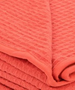 Brun De Vian-Tiran Couvertures Couverture Légère Été En Laine Léger Corail 240x260 Cm -Couvre-lits Soldes 2022 couverture legere ete en laine leger corail 240x260 cm 1