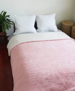 Le Comptoir De La Plage Couvertures Couverture Plaid XL Doublée Imitation "Lapin" Rose 220x240 10 Le Comptoir De La Plage Couvertures Couverture Plaid XL Doublée Imitation "Lapin" Rose 220x240 -Couvre-lits Soldes 2022 couverture plaid xl doublee imitation lapin rose 220x240 3