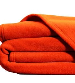 Becquet Couvertures Couverture Polaire 180x220 Blanc En Microfibre 350g/m² 10 Becquet Couvertures Couverture Polaire 180x220 Blanc En Microfibre 350g/m² -Couvre-lits Soldes 2022 couverture polaire 180x220 orange en microfibre 350g m2 4