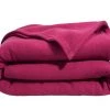 Becquet Couvertures Couverture Polaire 180x220 Rose En Microfibre 350g/m² -Couvre-lits Soldes 2022 couverture polaire 180x220 rose en microfibre 350g m2