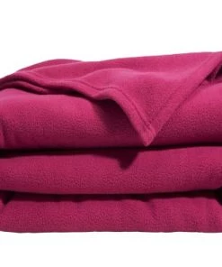 Becquet Couvertures Couverture Polaire 75x100 Rose En Microfibre 350g/m²