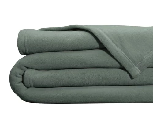 Becquet Couvertures Couverture Polaire 75x100 Vert En Microfibre 350g/m² 3 Becquet Couvertures Couverture Polaire 75x100 Vert En Microfibre 350g/m²