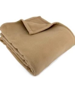 Montéléone Couvertures Couverture Polaire Sable 260X240